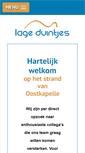 Mobile Screenshot of lageduintjes.nl